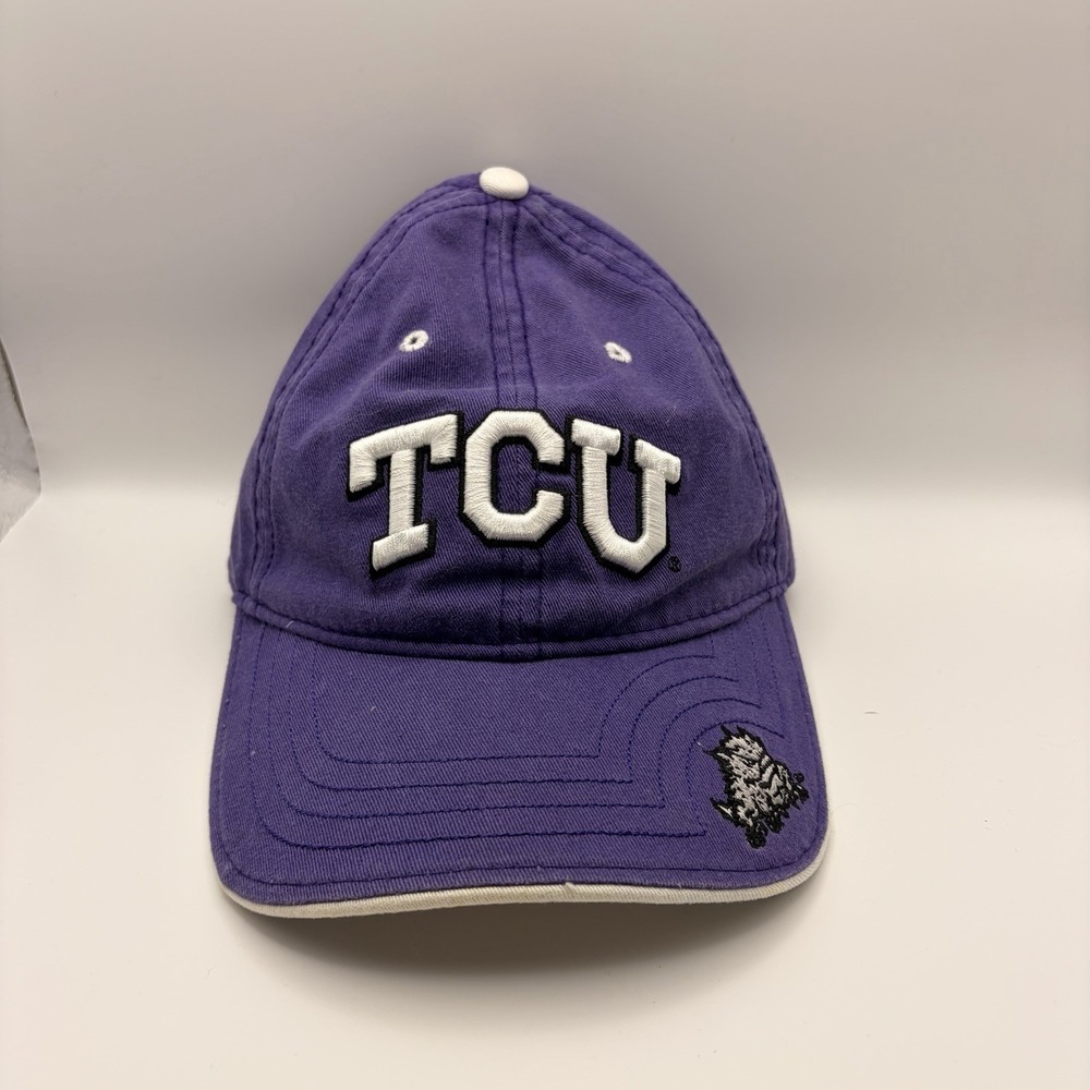 TCU Horned Frogs The Game Purple Adjustable Hat Cap NCAA Embroidered